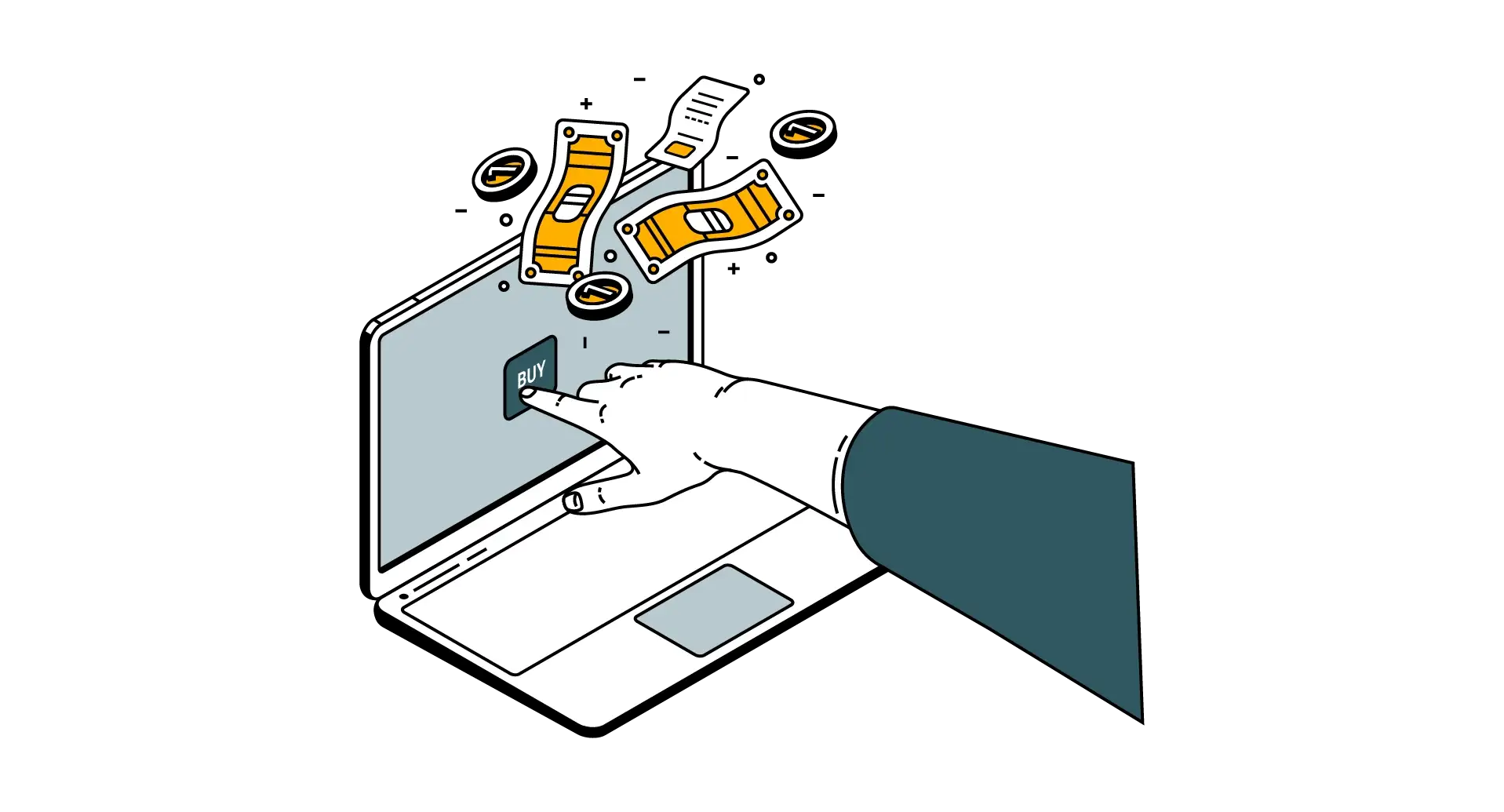 خرید طلای دیجیتال در لپ تاپ