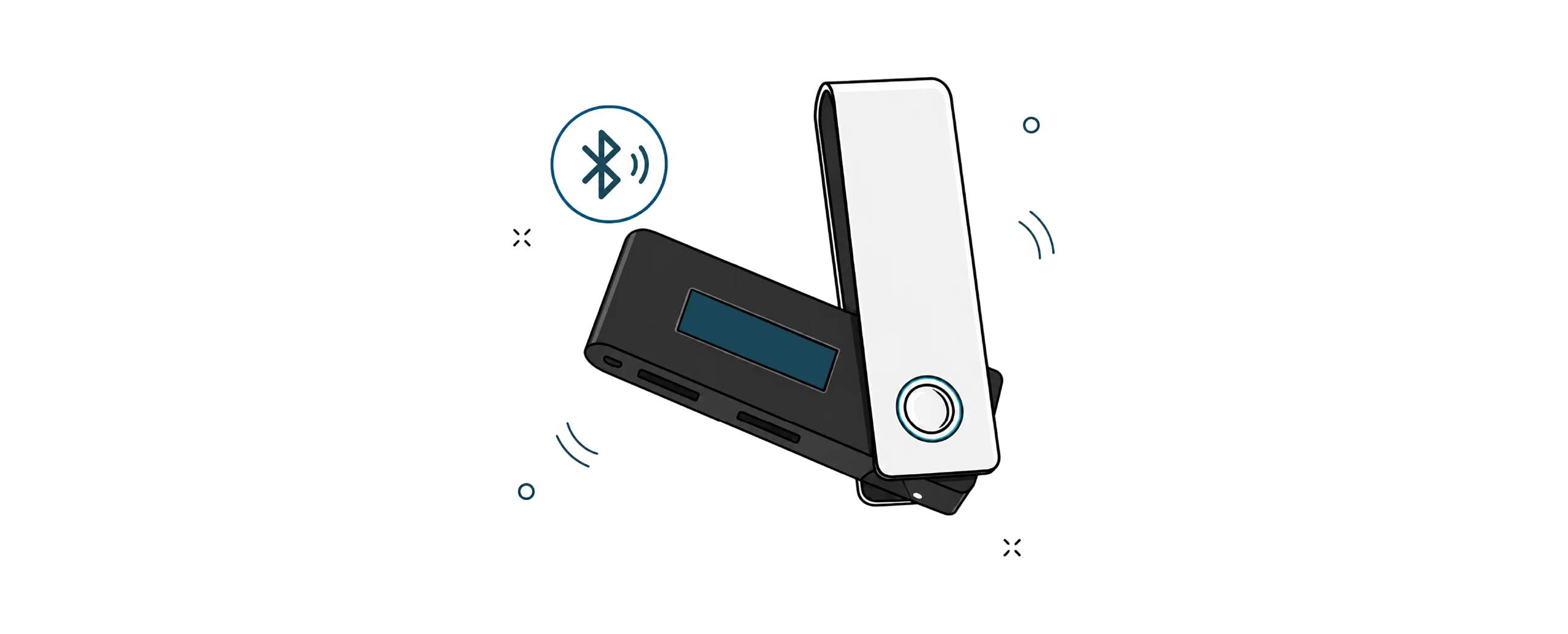 بلوتوث کیف پول سخت افزاری لجر نانو ایکس Ledger Nano X