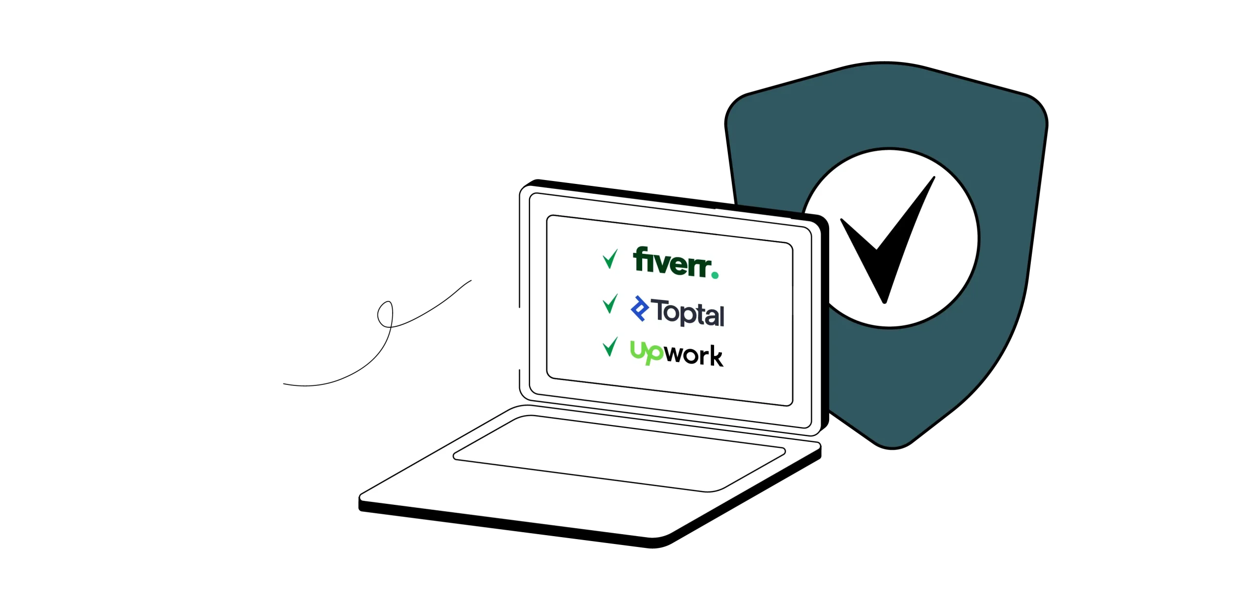 کاربرد یوبیکی برا ایرانیان در سایت های Upwork، Fiverr و Toptal