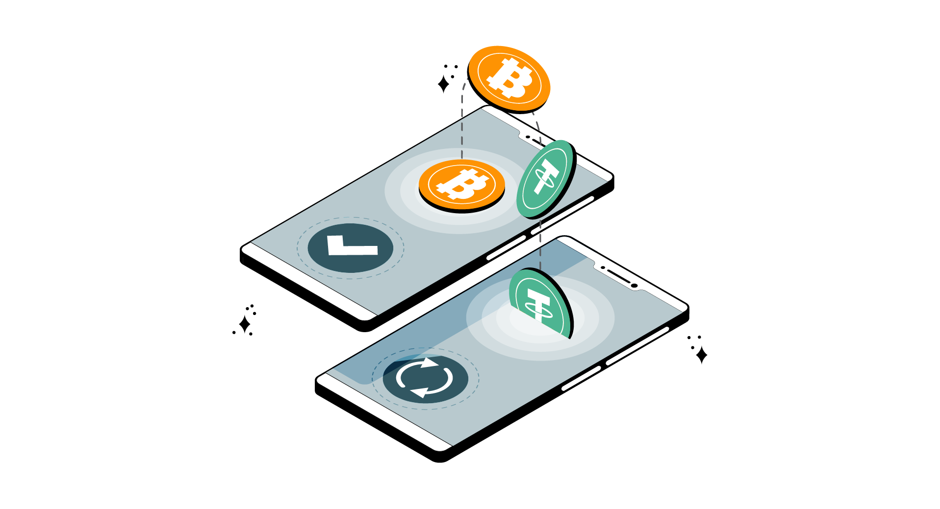 تبدیل بیت کوین به تتر